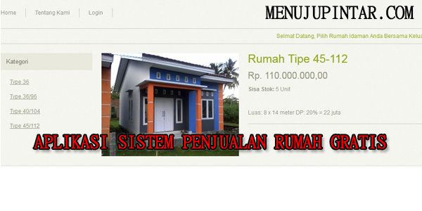 Aplikasi Sistem Penjualan Rumah Gratis Aplikasi Sistem Penjualan Rumah Gratis