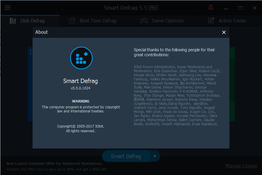 IObit Smart Defrag Pro 9.3.0.341