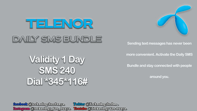 TELENOR DAILY SMS BUNDLE