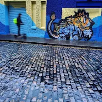 Photos of Dublin Street Art: Tiger in Grand Canal Dock