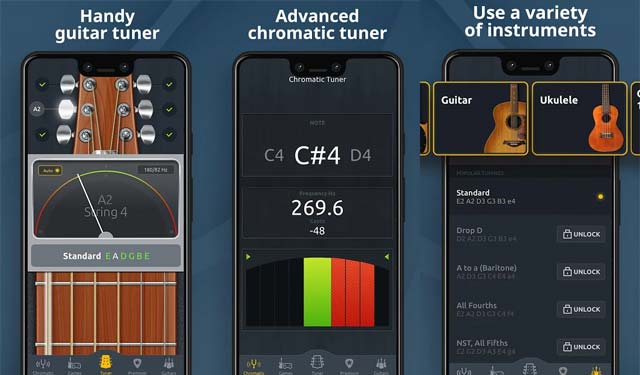 Chromatic Guitar Tuner Free Aplikasi Stem Gitar Android