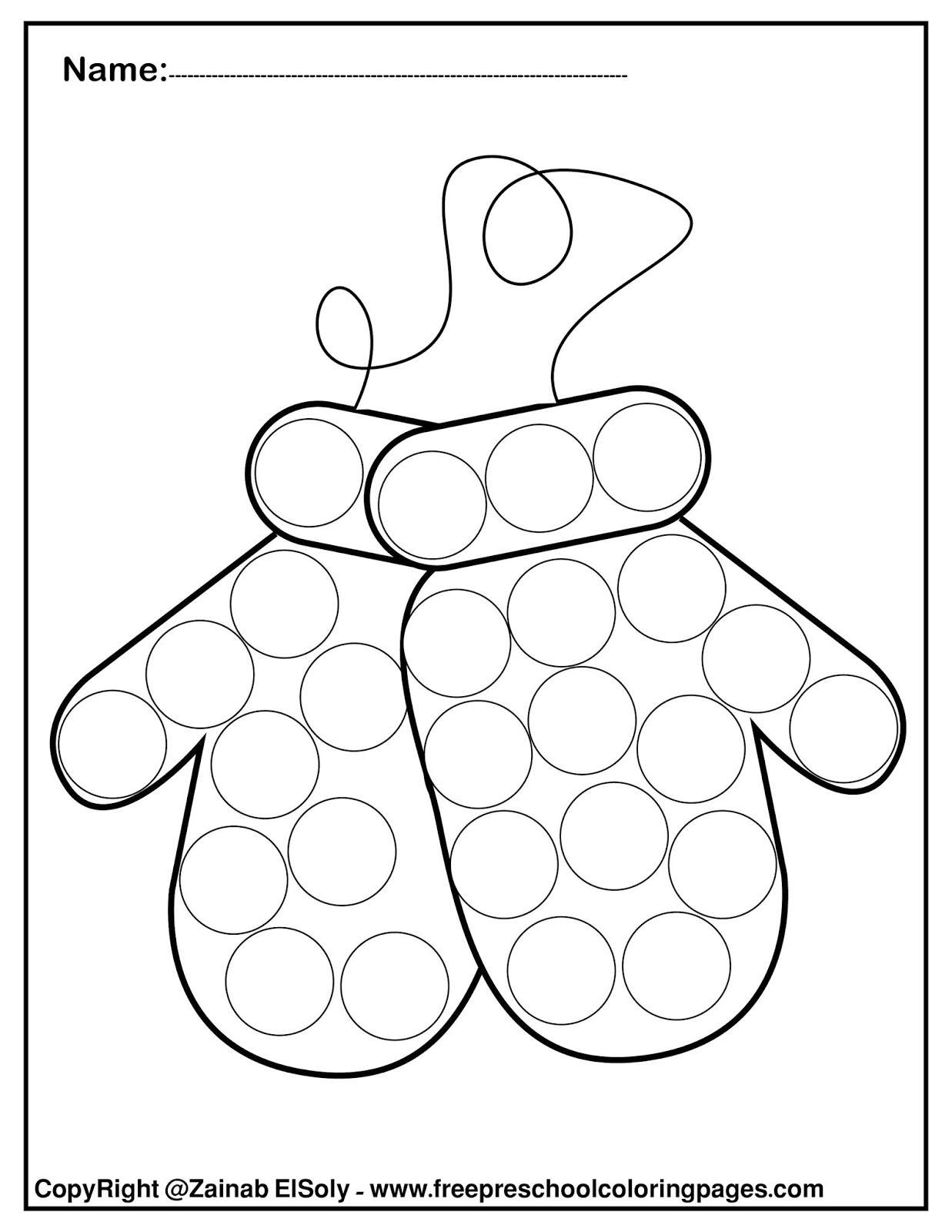 Free Winter Do A Dot Printables Free Winter Do A Dot Printables