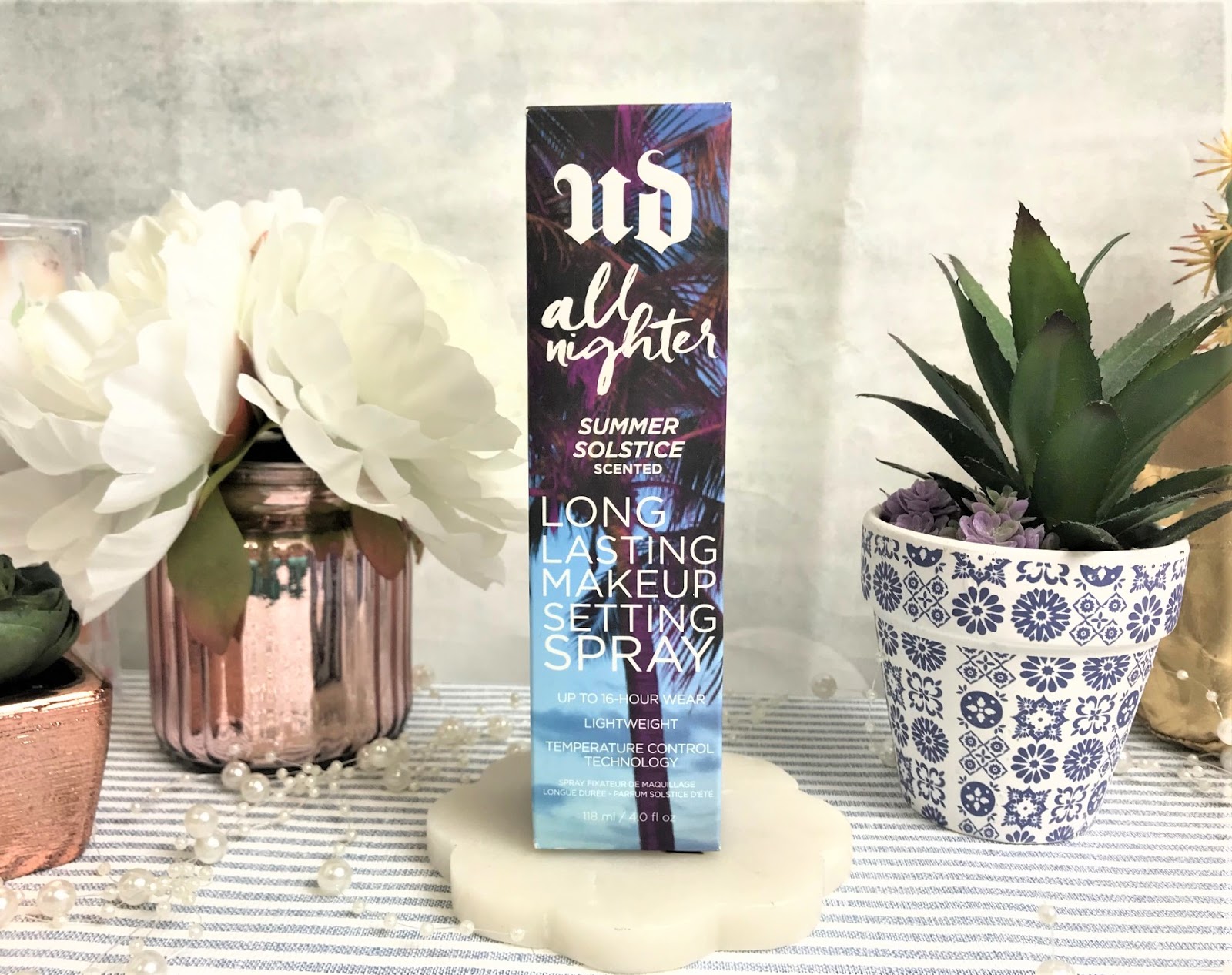 Kathryn S Loves Urban Decay All Nighter Summer Solstice Scented Setting Spray Review