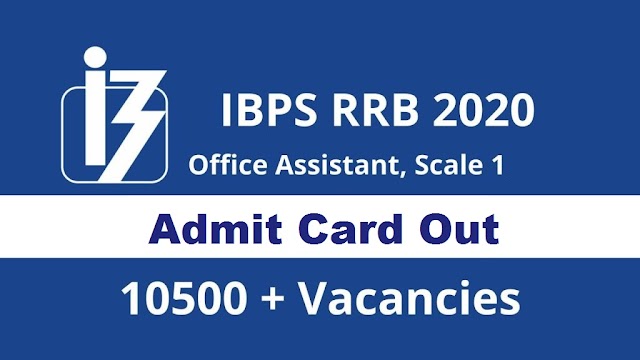 IBPS RRB IX Office Assistant Clerk Admit Card 2020