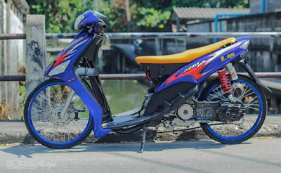 Modifikasi Motor Mio Sporty Menjadi Drag Style