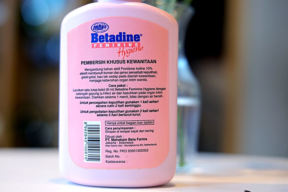 Betadine Feminine Hygiene Stella Lee ☆ Indonesia Beauty and Travel Blog