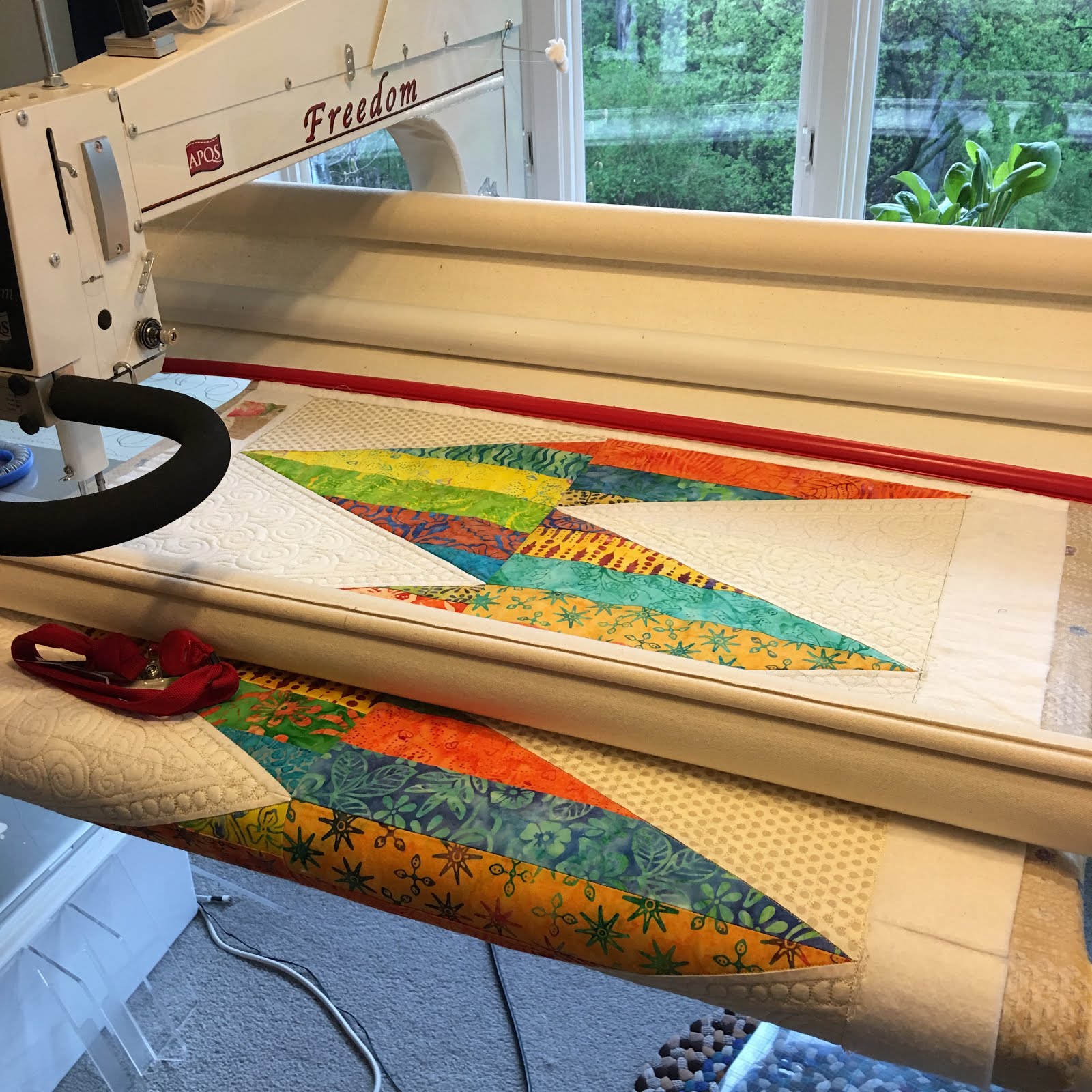 Grace and Peace Quilting Leftover Blocks = Baby Quilt