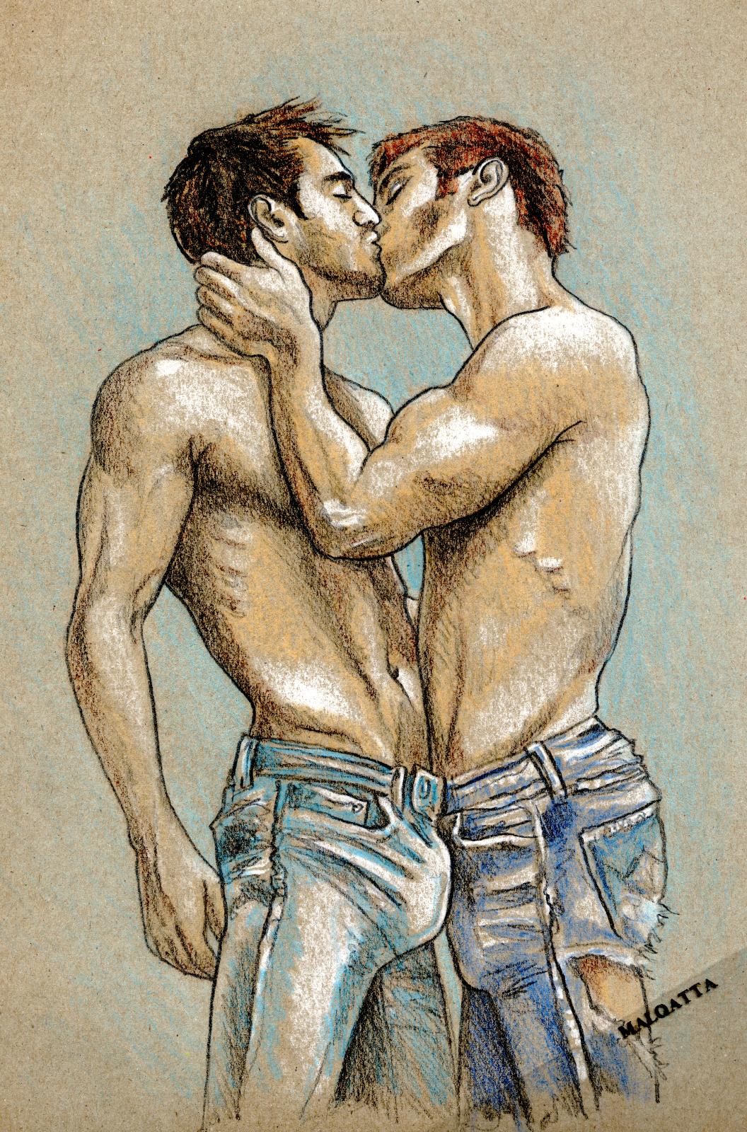 эротика в рисунках гей фото 11