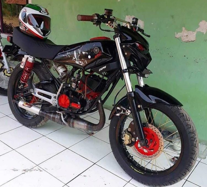 Modifikasi Rx King Warna Hitam Yang Paling Keren racing 48