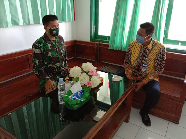 Tingkatkan Sinergitas Danramil Komunikasi Sosial Bersama Kepala Desa