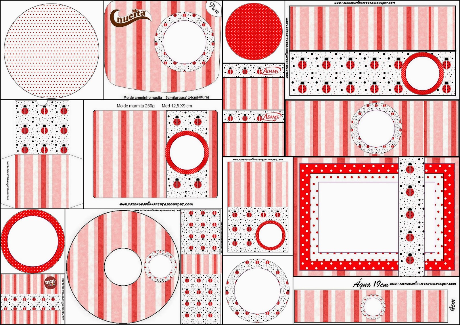 Ladybugs Free Printable Candy Bar Labels Oh My Fiesta In English