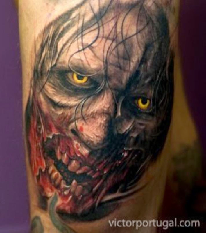 20 Zombie Tattoos That Will Rival Your Worst Nightmares