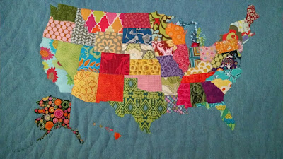 with much love and many hugs: USA Map Quilt