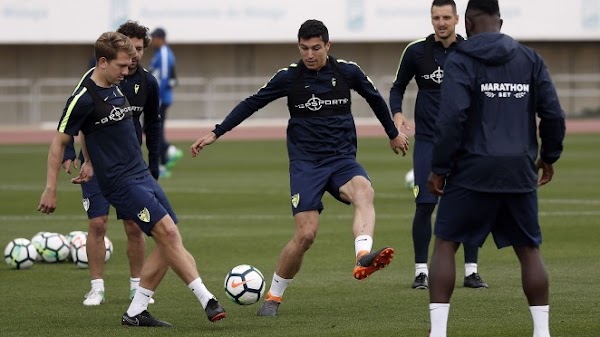 Málaga, dos novedades en el entrenamiento