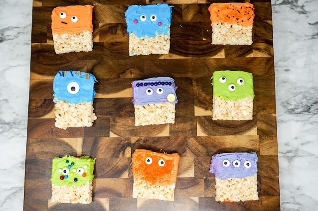 HALLOWEEN RICE KRISPIE TREAT MONSTERS