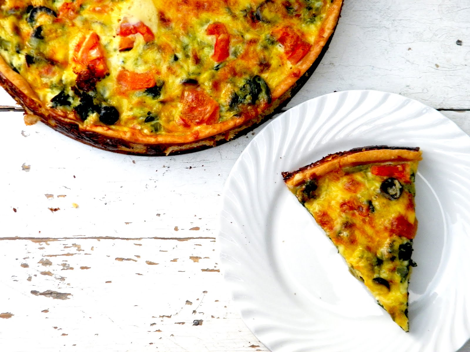 temp Spinach & Gouda Quiche