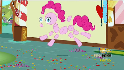 Pinkie literally breaks