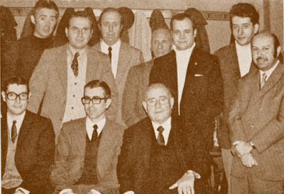 Equipo de la Unió Gracienca d’Escacs en 1973