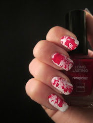 blood nail splatter
