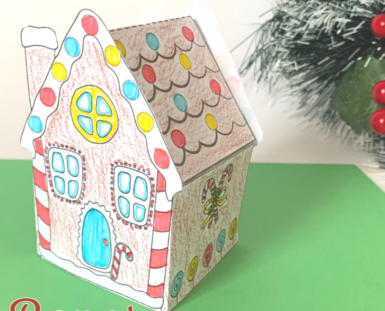 Printable Gingerbread House Preschool Games (Instant Download) 