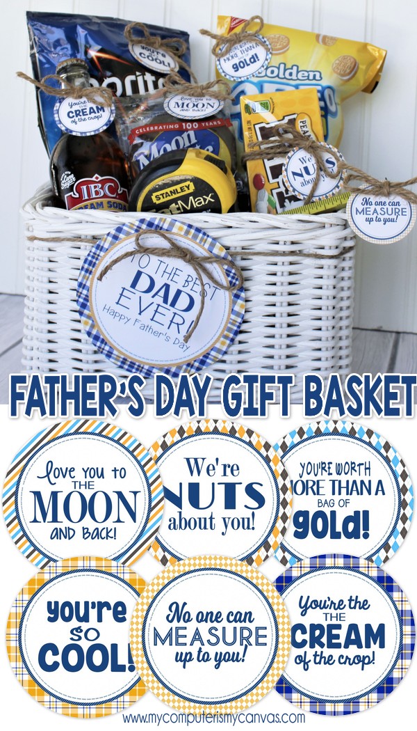 Father's Day Gift Basket Printables My Computer is My Canvas