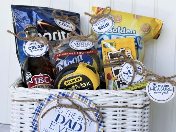 Father's Day Gift Basket Printables