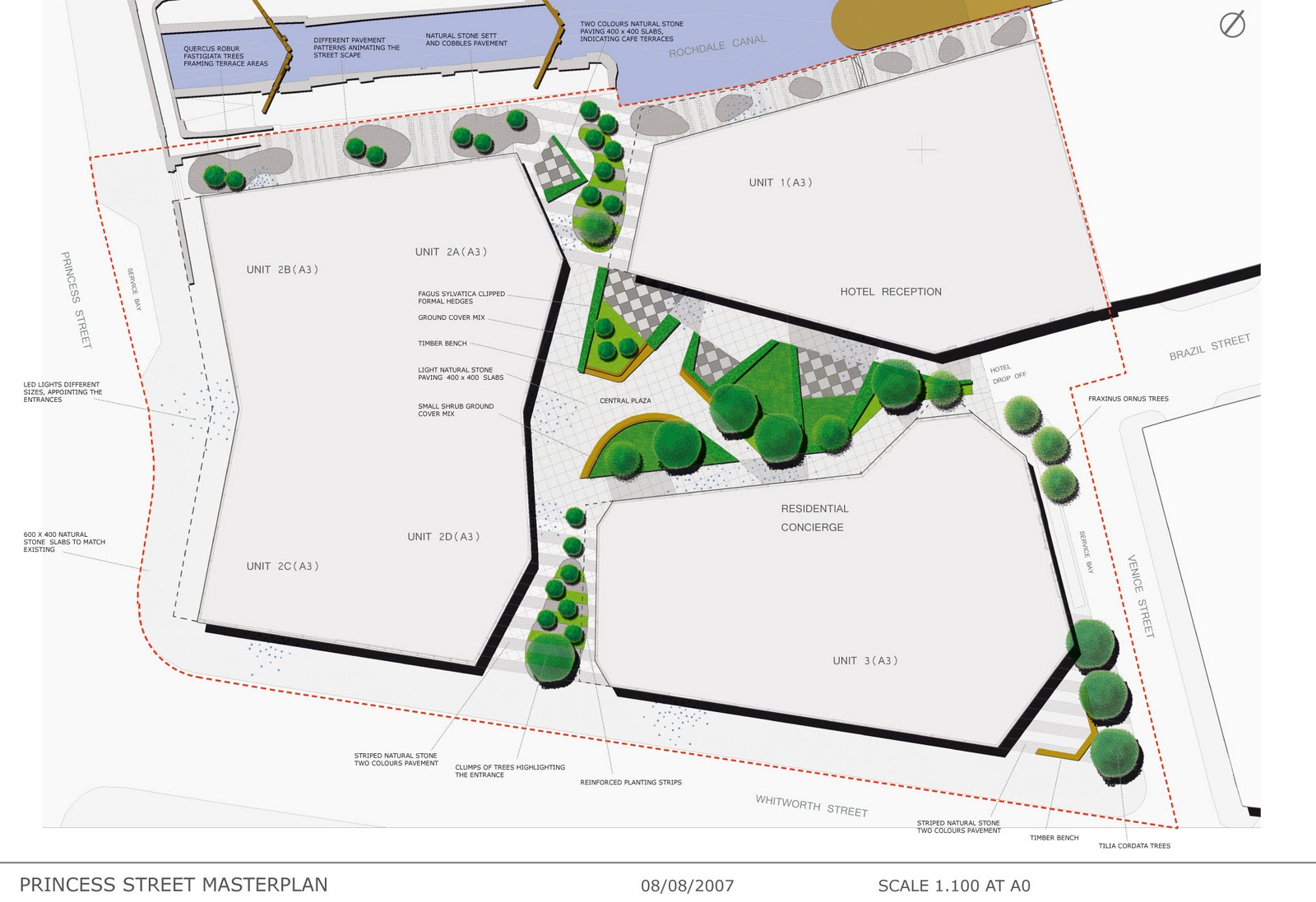 With The Master Plan Landscape Design Renderings