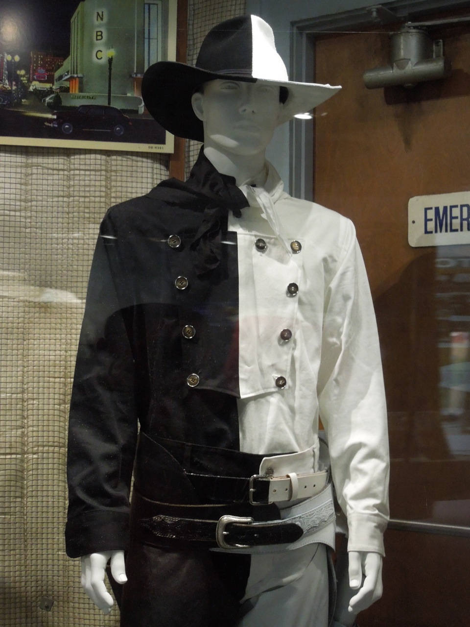 Hollywood Movie Costumes and Props Jimmy Fallon's split cowboy costume