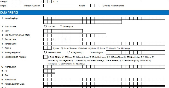 Download Formulir Aplikasi Dapodik V.2019 Sd, Smp, Slb
