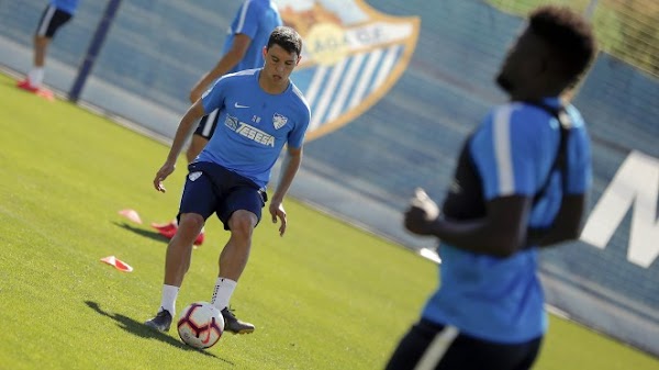 Málaga, Ricca regresa a los entrenamientos