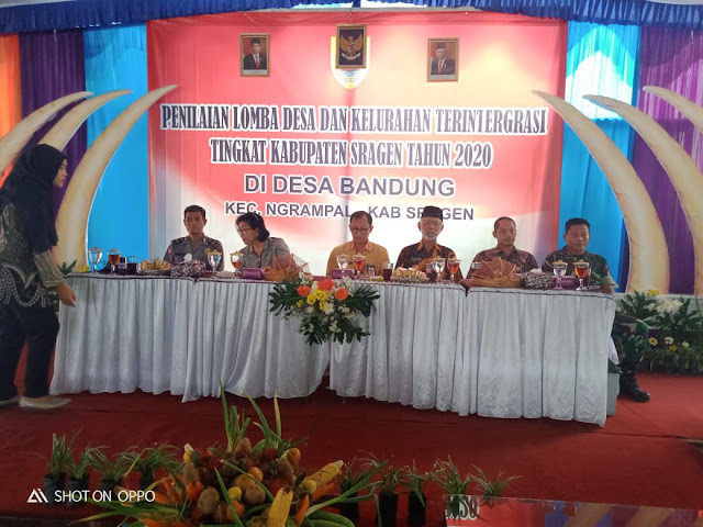 Kecamatan Ngrampal Menerima Tim Penilaian Desa Terintegritas