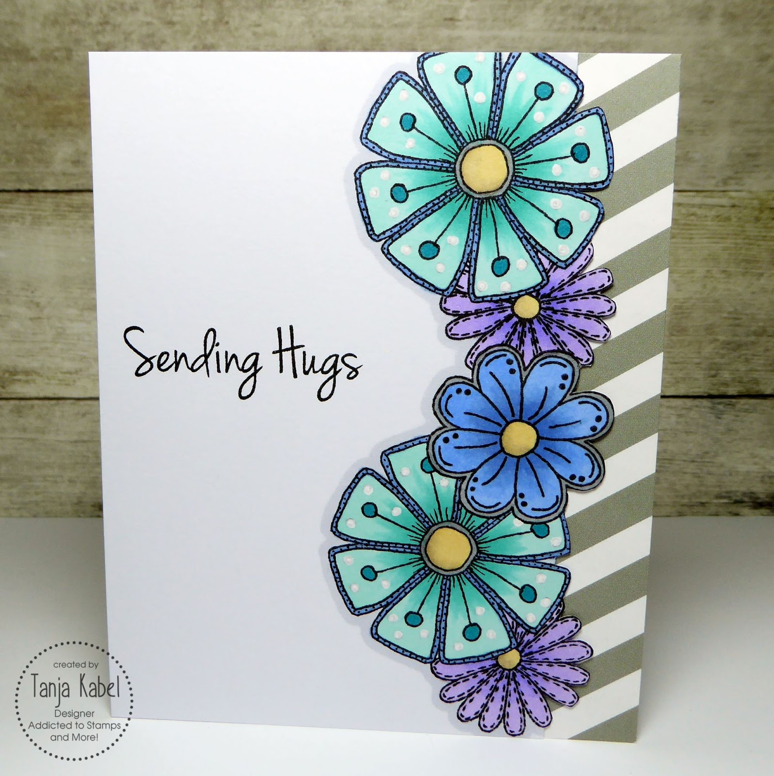 Little Art Cottage Sending Hugs and Flowers