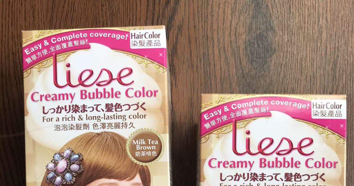Product Review Liese Creamy Bubble Color