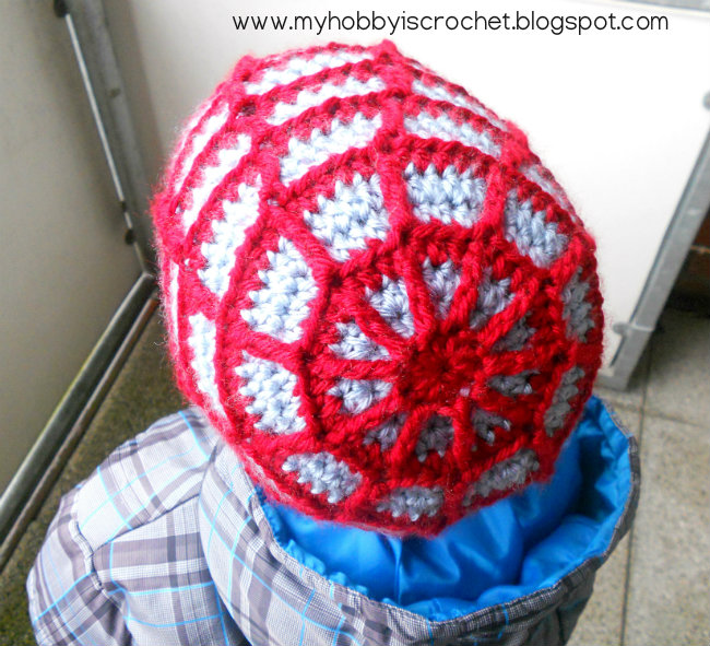 Spider web Beanie - Free Crochet Pattern REVIEW 