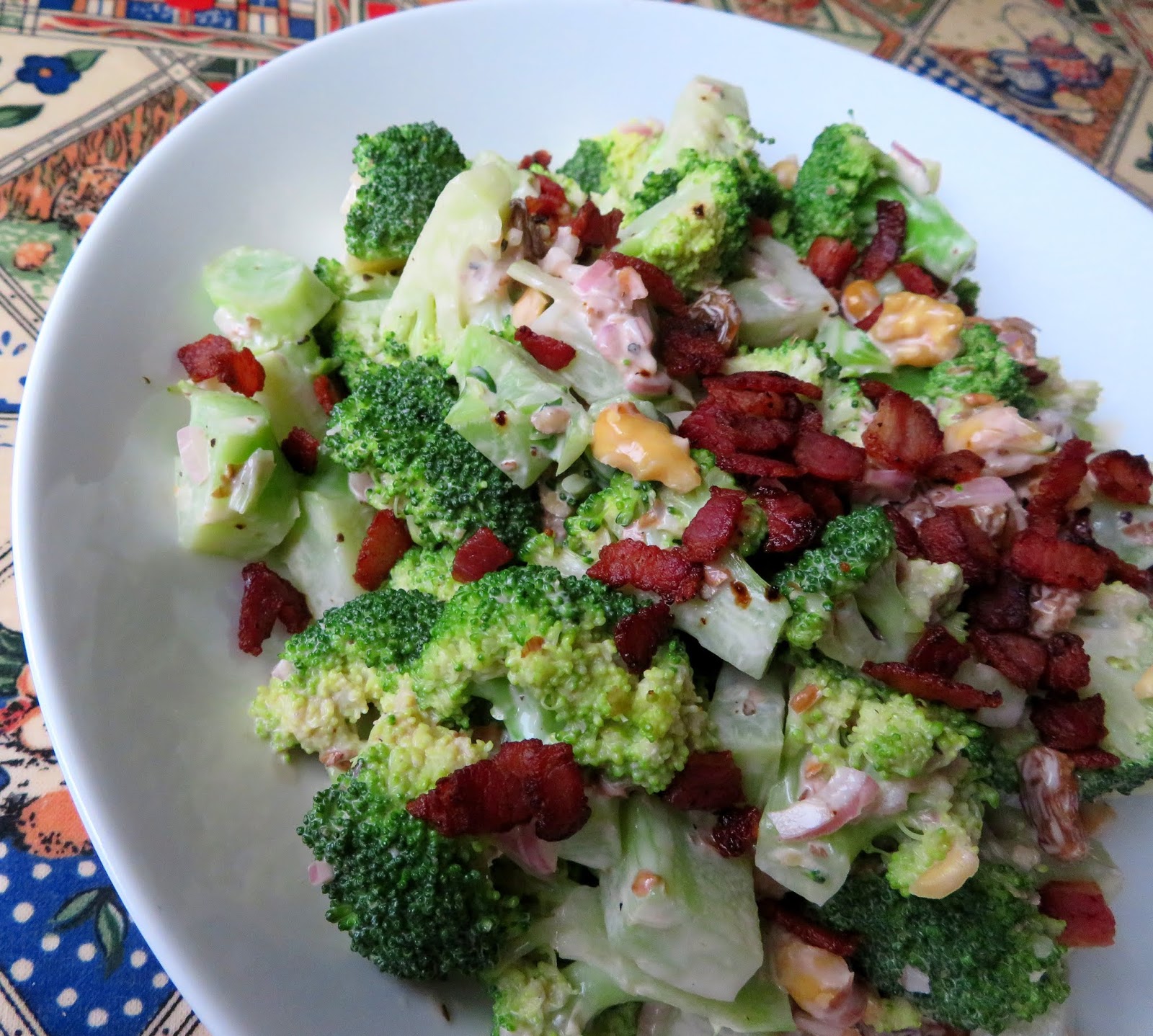 Broccoli Salad for Two The English Kitchen