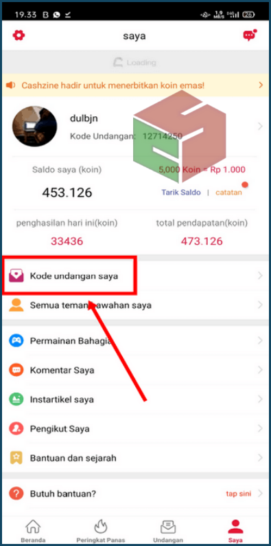 Kode Undangan Teman Cashzine Kode Referral Bonus Koin Terbaru Mei 2021