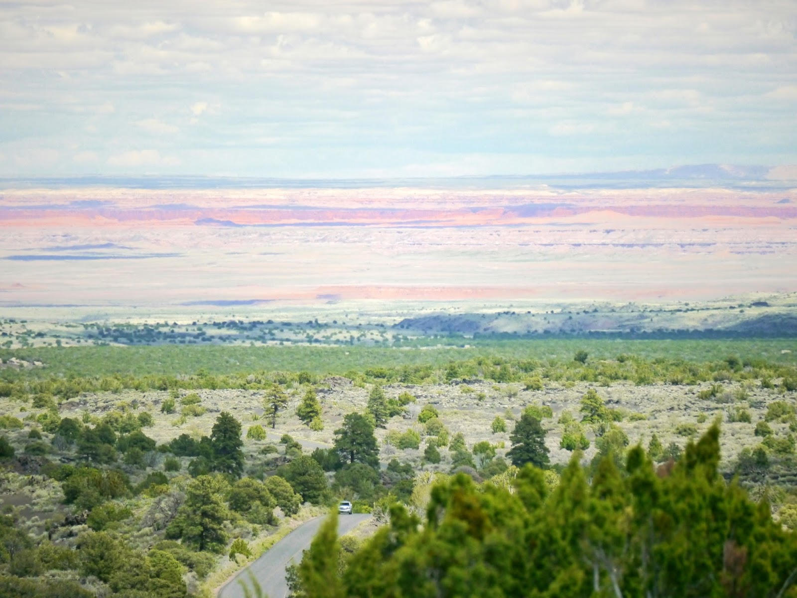 American Travel Journal Painted Desert Vista Coconino National Forest