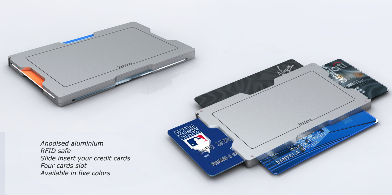 Hexlab Lamina smart way to carry credit cards and cash