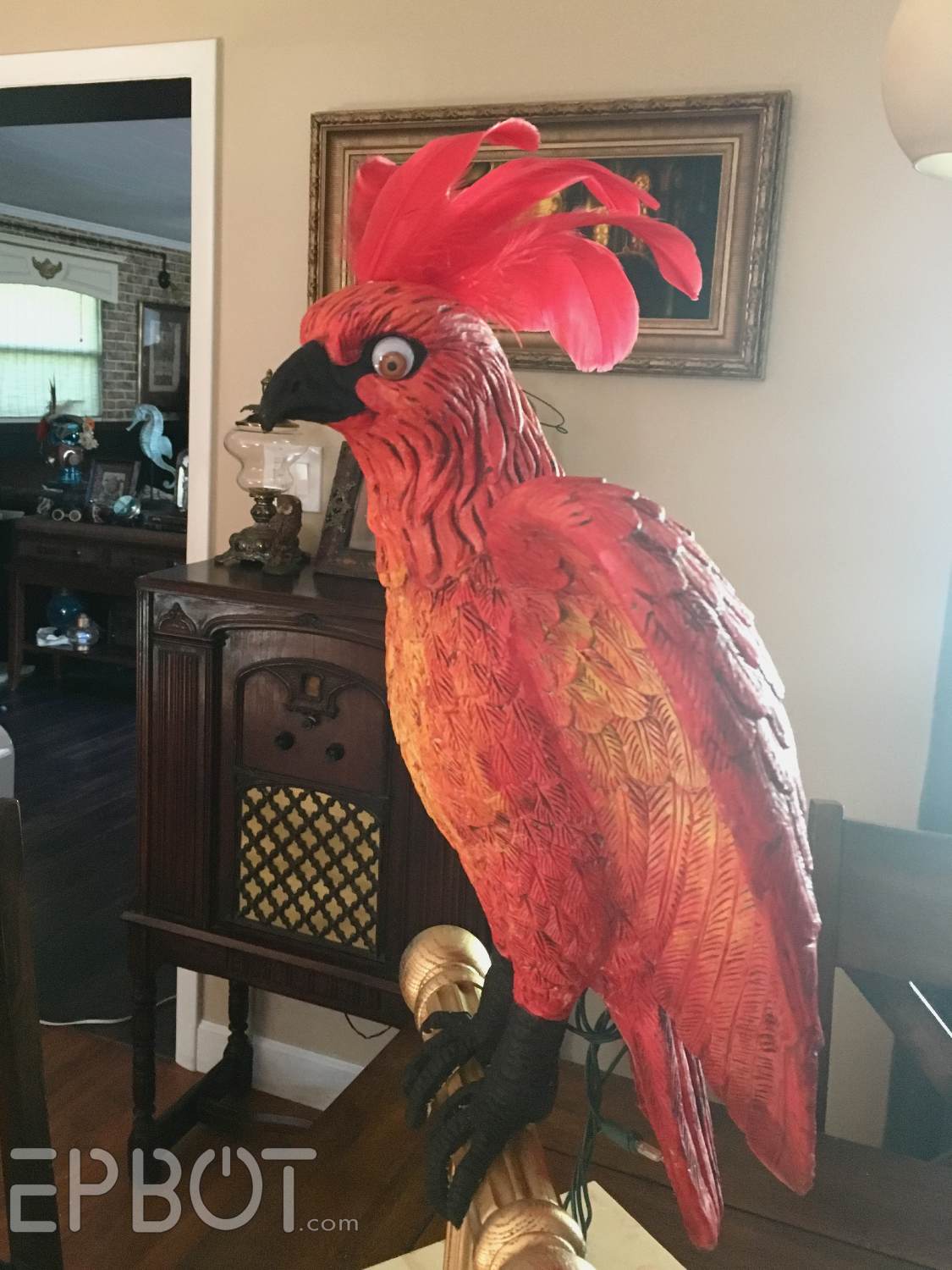 EPBOT We Made A Phoenix Topper For Our Harry Potter Tree!