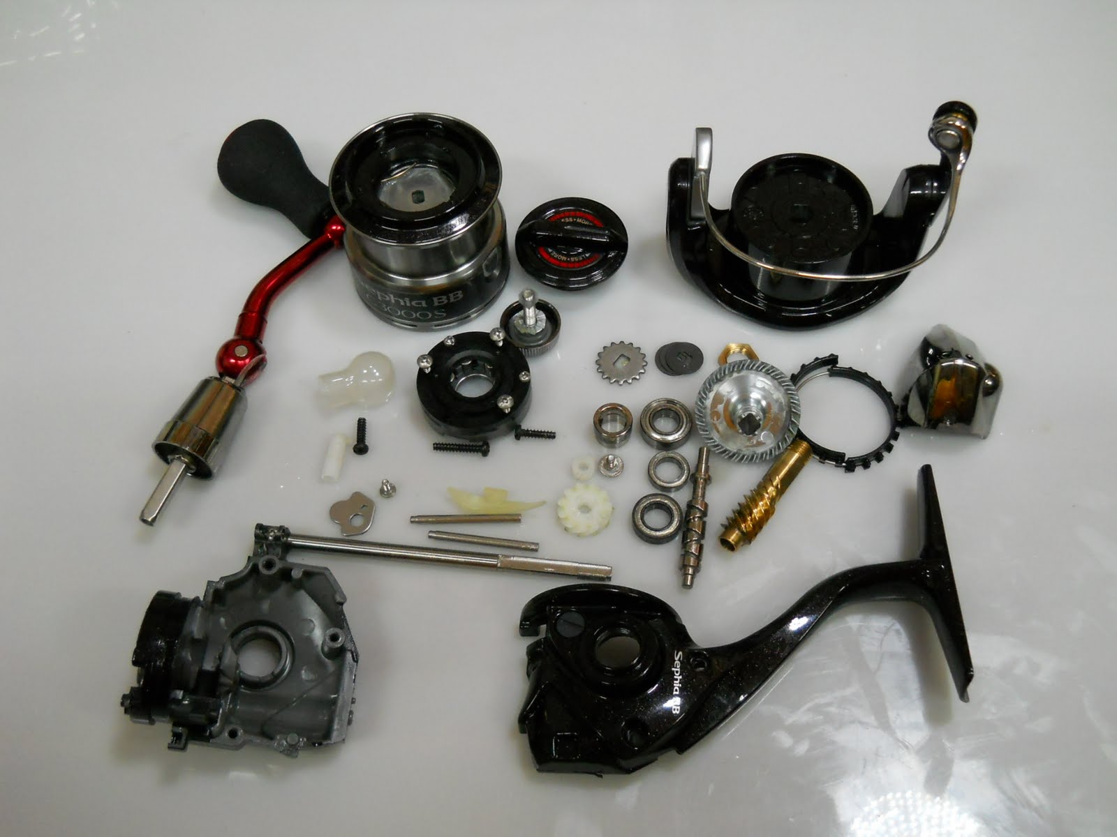 Shimano Twinpower 5000SWA, shimano Sephia BB C3000S, daiwa Luvias 2000