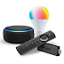 Echo Dot (Black) bundle with Fire TV Stick and Wipro 9W smart bulb