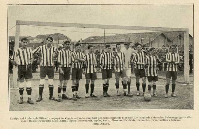 Bilbao y alrededores en el recuerdo. 1914. Athletic semifinal del