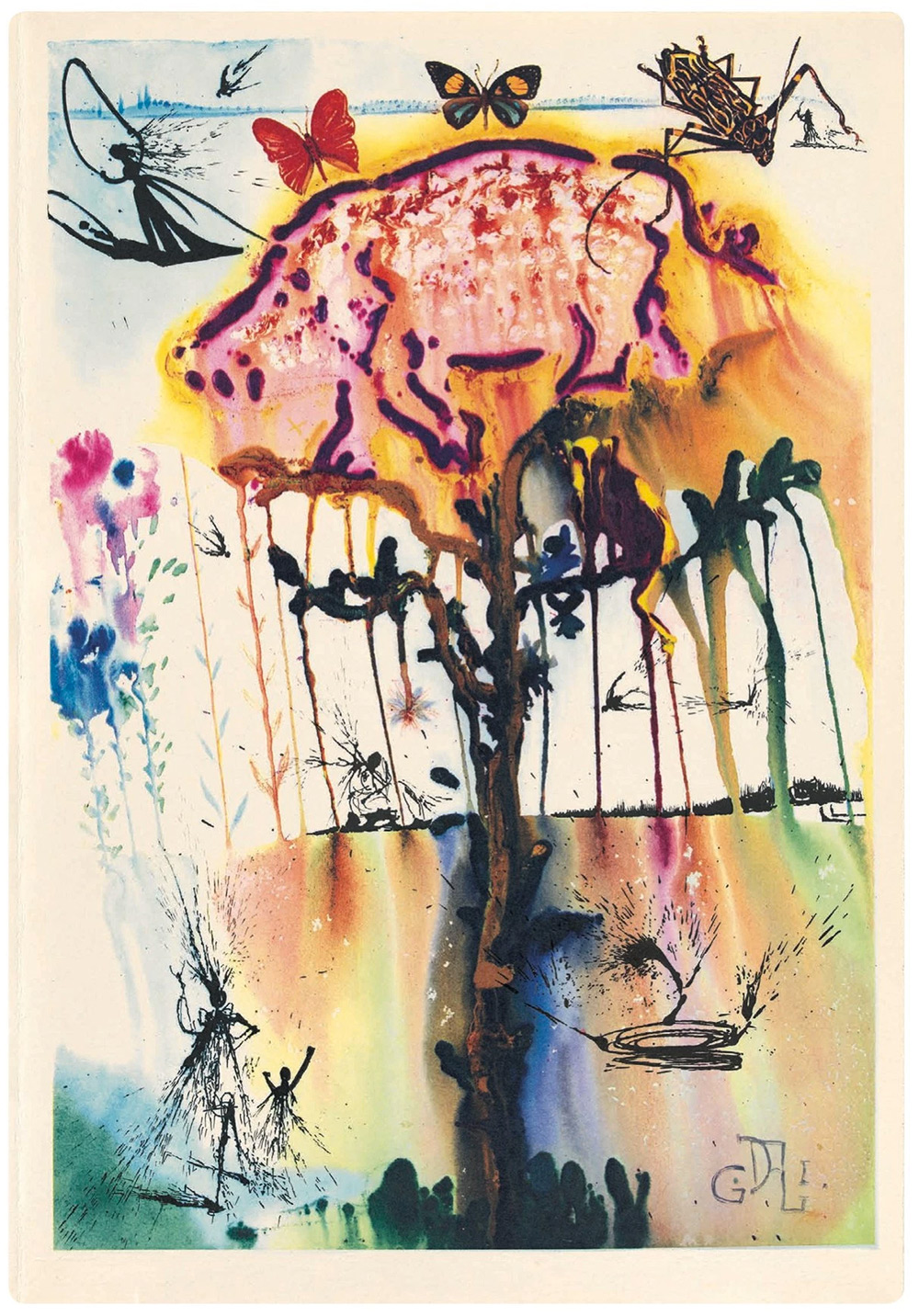 Salvador Dali illustre Alice au pays des merveilles. Salvador Dali illustre Alice au pays des merveilles.