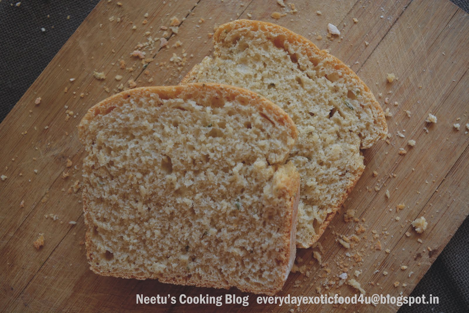 Whole wheat Rosemary bread