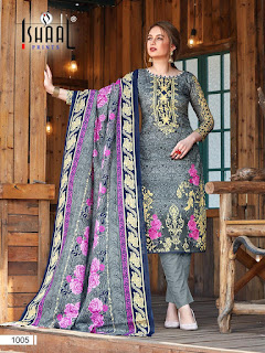 Ishaal print Gulmohar Combo Pakistani Suits wholesaler