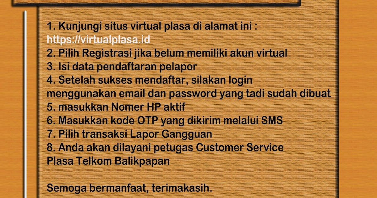 Cara Lapor Gangguan Indihome Balikpapan Virtual Plasa Indihome Balikpapan Layanan Resmi Pasang Indihome Internet Cepat Indihome Fiber