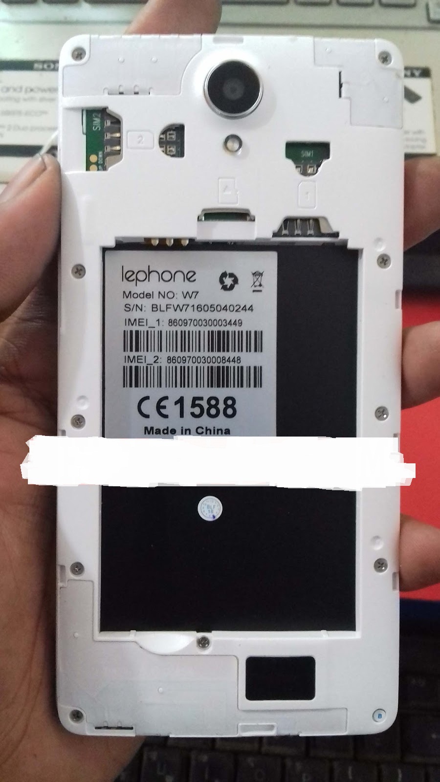 ** HASINA TELECOM **: LEPHONE W7 FLASH FILE (lephone_W7+_V1.0) 5.1 PAC