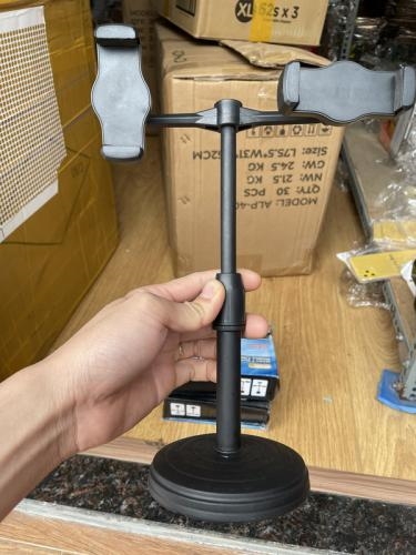 Giá đỡ điện thoại livestream 2 kẹp WS-811 điều chỉnh được độ cao 11 f6cce4cf3 4b36 4fe5 bec4