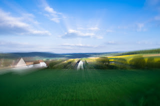 abstrakte Landschaftsfotografie Naturfotografie Zoomeffekt Weserbergland Fotokunst