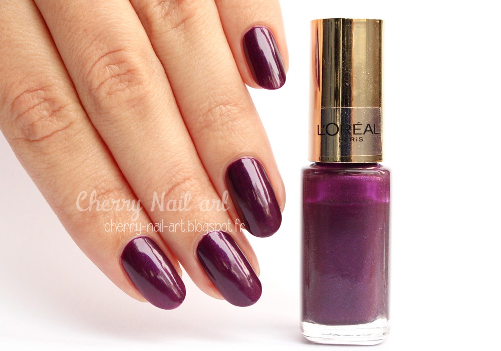 vernis l'oréal color riche 505 wild purple